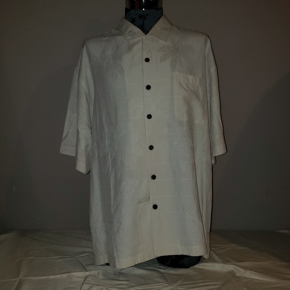 Jamaica Jaxx Button Up Down Hawaiian Palm Trees